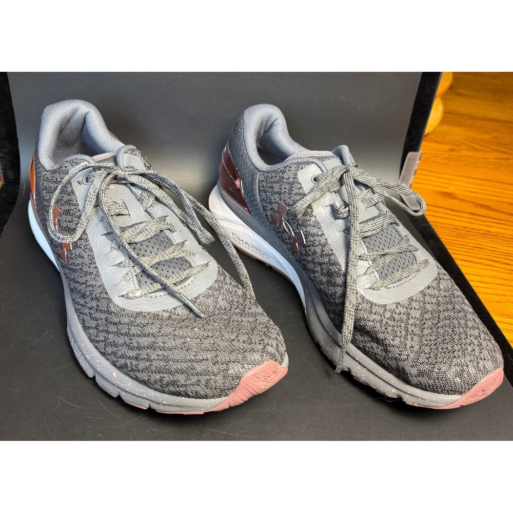 Under Armour Charged Escape 2-Running Shoes, Gray Rose Gold, 3022331-100 Mens 11